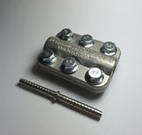 1/4" Hydraulic Hose Repair Clamp and Joining Barb